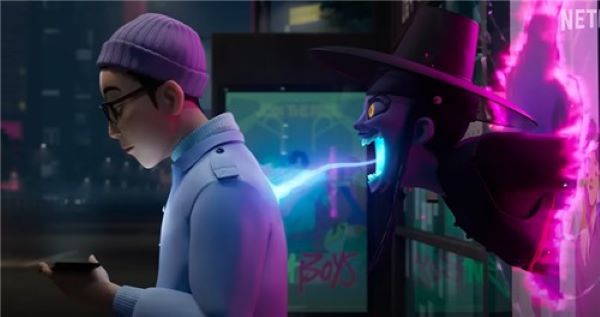 The 'Lion Boys' targeting the human soul (Image source: YouTube screenshot from 'Netflix Korea')