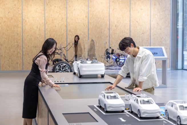 This photo provided by Hyundai Motor Co. on July 2, 2025, shows the company's newly launched open research hub UX Studio Seoul. (Yonhap)