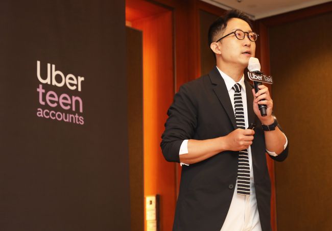 Jinwoo Song, General Manager of Uber Taxi Korea (Image courtesy of Uber Taxi)