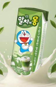 Namyang Dairy’s “Matcha Emong,” a twist on its existing chocolate milk drink “Choco Emong” with added matcha, sold out entirely during two separate live commerce broadcasts, reflecting its strong popularity. (Image: Namyang Dairy)