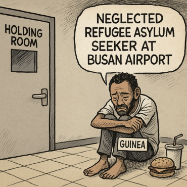 Guinean Asylum Seeker Stuck at Busan Airport Sparks Rights Outcry