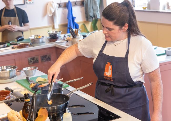 Cooking With Jamie Oliver — and Samsung’s Smart Kitchen