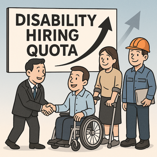 Gov’t Increases Disability Employment Requirement to Boost Workplace Inclusion