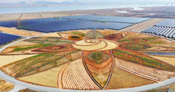 A view of Haenam Enterprise City in South Jeolla Province, which appears to have been selected as the prospective site for Samsung SDS’s National AI Computing Center project (photo courtesy of Haenam County).