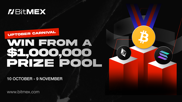 BitMEX Launches Uptober Carnival: Win from a $1,000,000 Prize Pool