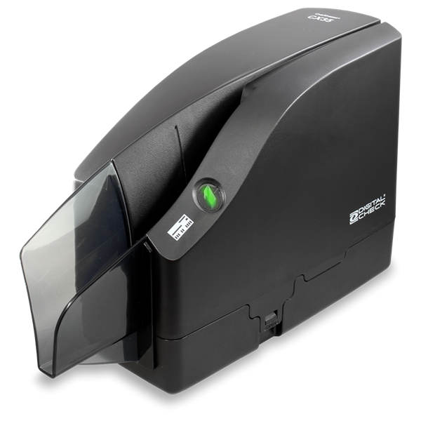 The CheXpress CX35 UV is Digital Check's latest cheque scanner with ultraviolet image capture. Based on the popular CX30 UV, the new model offers UV security scanning at an affordable price point.