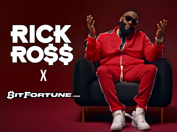 Rick Ross and gamma. partner with Bitfortune.com