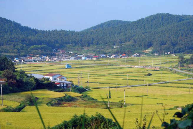 A typical countryside village scene (Image courtesy of Yonhap)