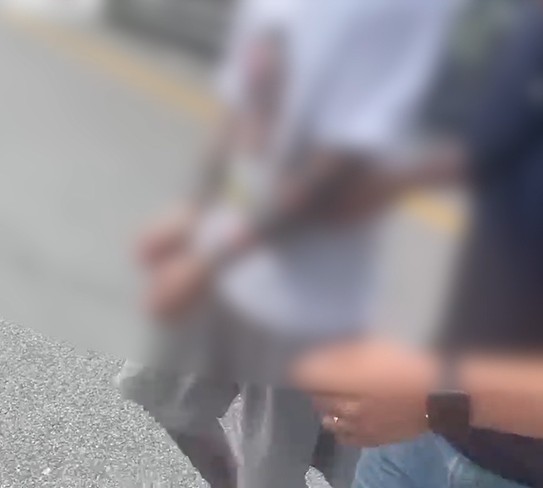 Suspects under arrest (Image courtesy of Yonhap)