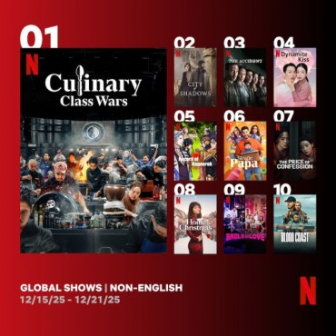 “Culinary Class Wars 2” Debuts at No. 1 on Netflix