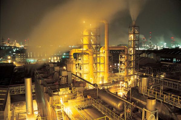 Night view of Korea Zinc’s Onsan plant in Ulsan (image provided by Korea Zinc).