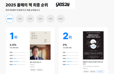 President Lee Jae-myung’s Book Tops Yes24’s 2025 Readers’ Choice Awards