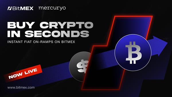 BitMEX, one of the safest crypto exchanges, announced today the launch of crypto-to-fiat on-ramps on its platform through a partnership with Mercuryo, a global payment infrastructure platform. The introduction of this feature will enable users on the exchange to purchase cryptocurrency using a variety of fiat currencies.