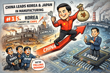China Overtakes Korea and Japan in Most Manufacturing Sectors, Study Finds
