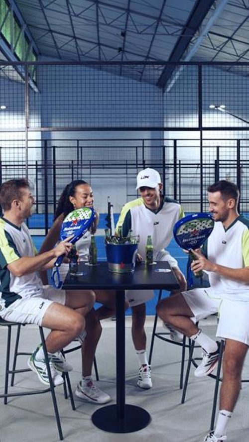 Heineken® 0.0 x LÕK serve up the world’s first padel racket with a built-in bottle opener