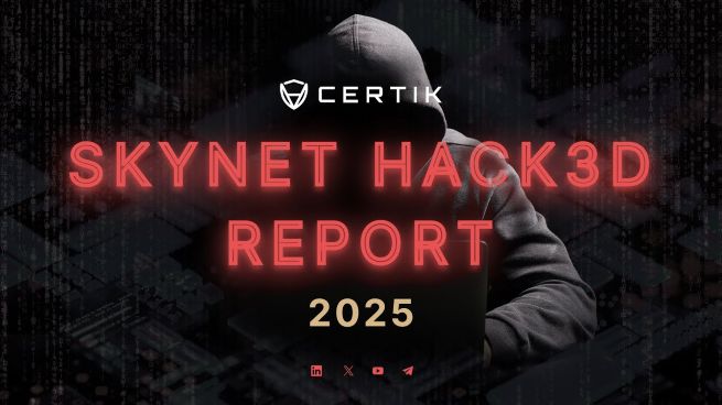 CertiK Releases 2025 Skynet Hack3D Report, Showing $3.35 Billion Stolen in Blockchain Security Incidents