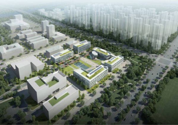 A rendering of the K-Bio Lab Hub in Songdo International Business District, Yeonsu District, Incheon (Image courtesy of the Incheon Metropolitan Government)