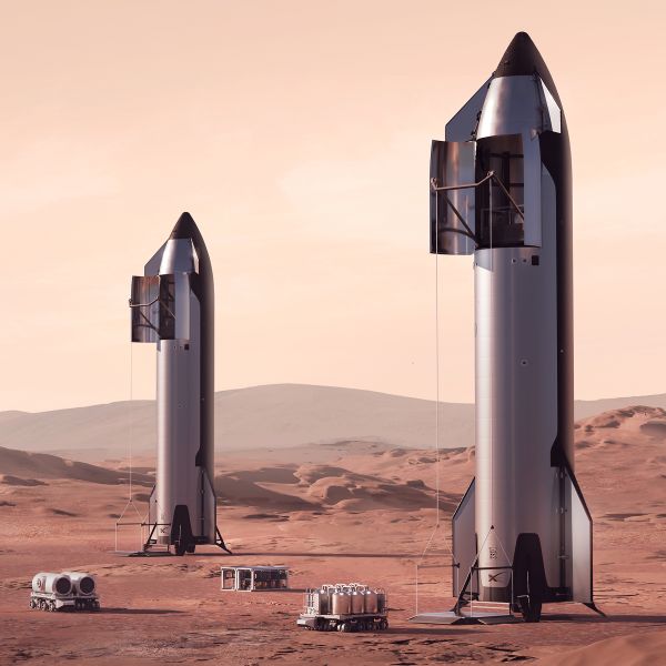 SpaceX’s Starship (Image from SpaceX)