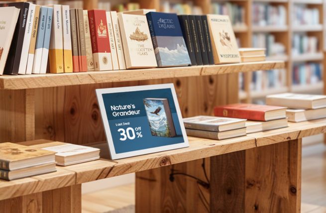 This image provided by Samsung Electronics Co. on Jan. 30, 2026, shows the company's 13-inch Color E-Paper. (Yonhap)