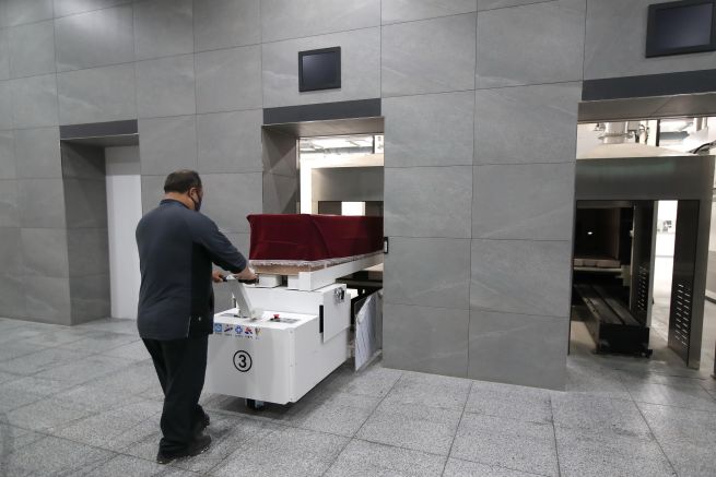 Cremation facilities at Hambaeksan Memorial Park in Hwaseong (Photo courtesy of the Hambaeksan Memorial Park website)