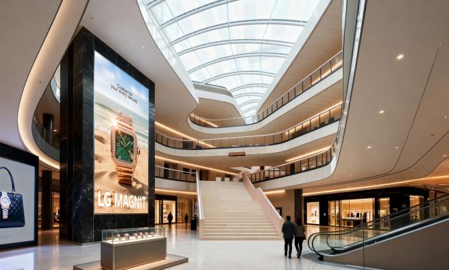 LG Magnit’s new model is a Micro LED signage product that combines ultra-large, ultra-high-definition technology with significantly enhanced customer convenience across installation, operation and maintenance. It features newly applied technologies, including the LTD function. (Photo courtesy of LG Electronics)