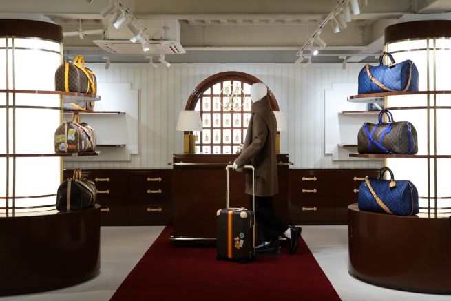 The Louis Vuitton Seoul Dosan store in Gangnam, Seoul, welcomes customers after completing its renovation. (Photo courtesy of Louis Vuitton)