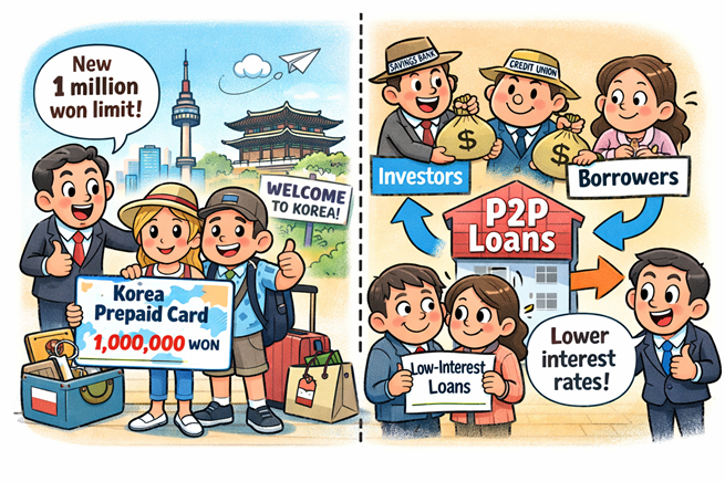 South Korea Expands Prepaid Card Limits for Foreign Tourists (Image supported by ChatGPT)