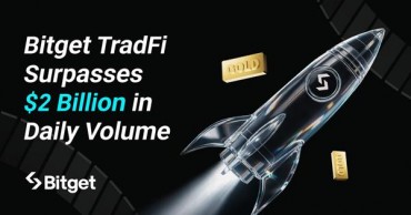 Bitget TradFi Surpasses $2 Billion in Daily Volume as Gold Trading Activity Surges
