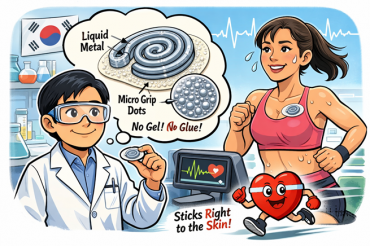 New Adhesive-Free Heart Monitor Patch Clings Without Glue